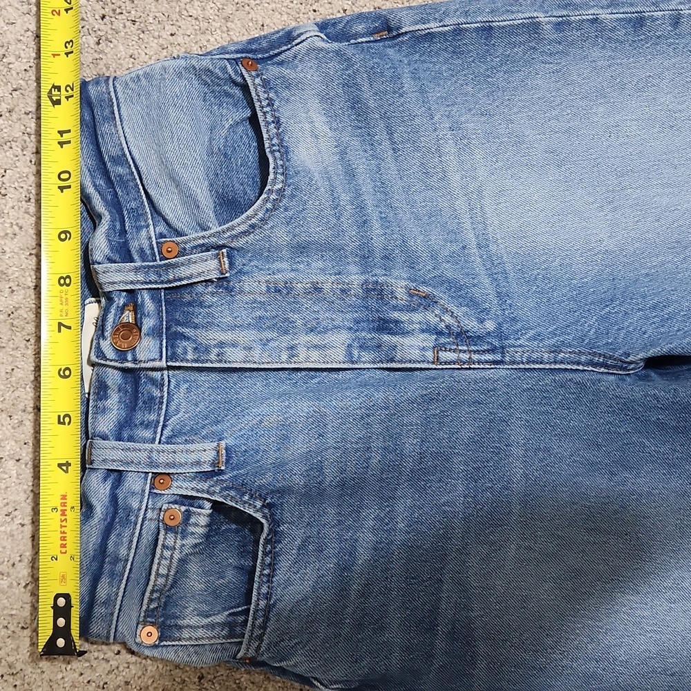 Madewell The Highest-Rise Momjean in Glencoe Wash Size 25 - Picture 12 of 14